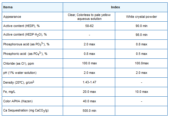 What are the differences between HEDP solids and liquids!